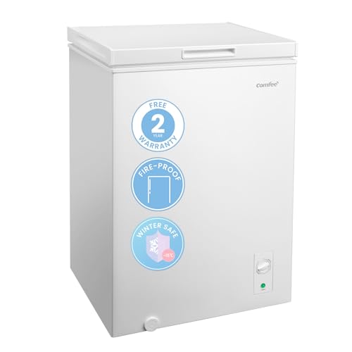 comfee' rcc102wh2uk(e) 99l freestanding chest freezer, with freezing and refrigeration conversion comfee' rcc102wh2uk(e) 99l freestanding chest freezer, with freezing and refrigeration conversion