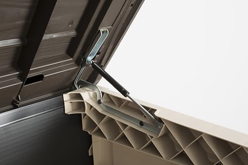 keter store it out max outdoor garden storage shed, beige and brown, 145.5 x 82 x 125 cm (l x h x w) keter store it out max outdoor garden storage shed, beige and brown, 145.5 x 82 x 125 cm (l x h x w)