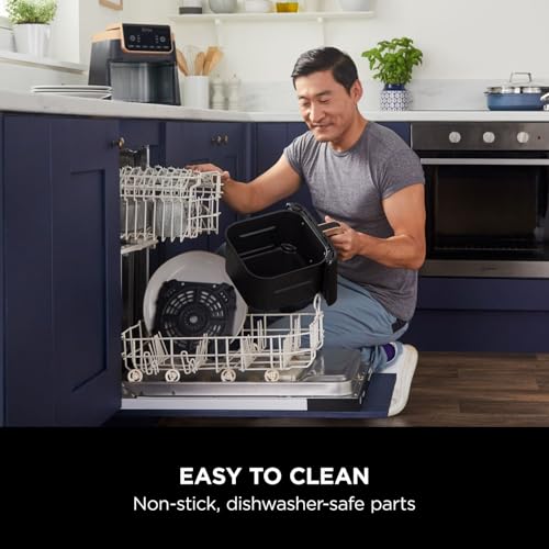 ninja air fryer max pro, 6.2l, uses no oil, large square single drawer, roast, bake, air fry ninja air fryer max pro, 6.2l, uses no oil, large square single drawer, roast, bake, air fry