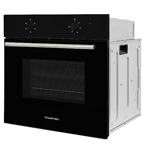russell hobbs 70l, 60cm wide, single electric built in fan oven and grill in black, 5 oven functions russell hobbs 70l, 60cm wide, single electric built in fan oven and grill in black, 5 oven functions