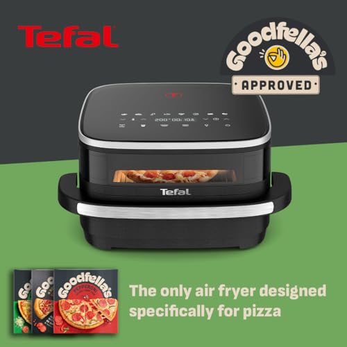 tefal easy fry pizza, xl surface, large air fryer, spacious basket, up to 1 kg of fries tefal easy fry pizza, xl surface, large air fryer, spacious basket, up to 1 kg of fries