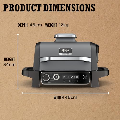 ninja woodfire electric bbq grill & smoker, 7 in 1 outdoor grill & air fryer, roast, bake, dehydrate ninja woodfire electric bbq grill & smoker, 7 in 1 outdoor grill & air fryer, roast, bake, dehydrate