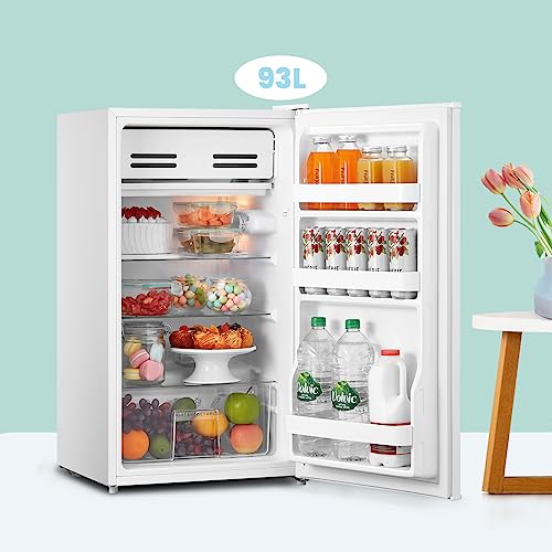 comfee' rcd93wh2(e) under counter fridge, 93l small fridge with cooler box, interior light comfee' rcd93wh2(e) under counter fridge, 93l small fridge with cooler box, interior light