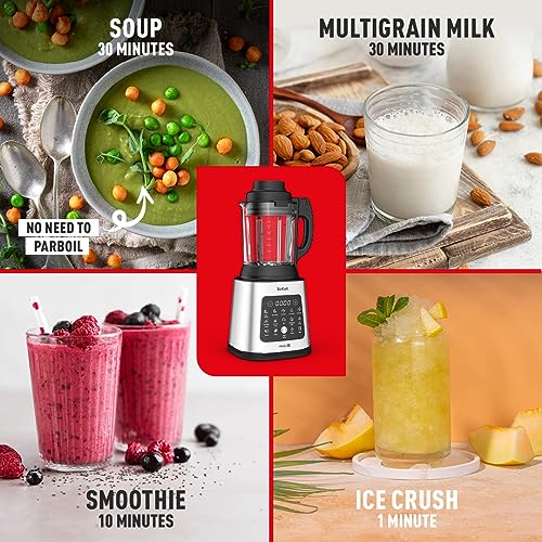 tefal blender & soup maker perfectmix cook, 2l, 10 auto programs, smoothie maker, removable blades tefal blender & soup maker perfectmix cook, 2l, 10 auto programs, smoothie maker, removable blades