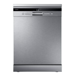 comfee' freestanding dishwasher fd1435e x with 14 place settings, full size, whisper quiet 44db