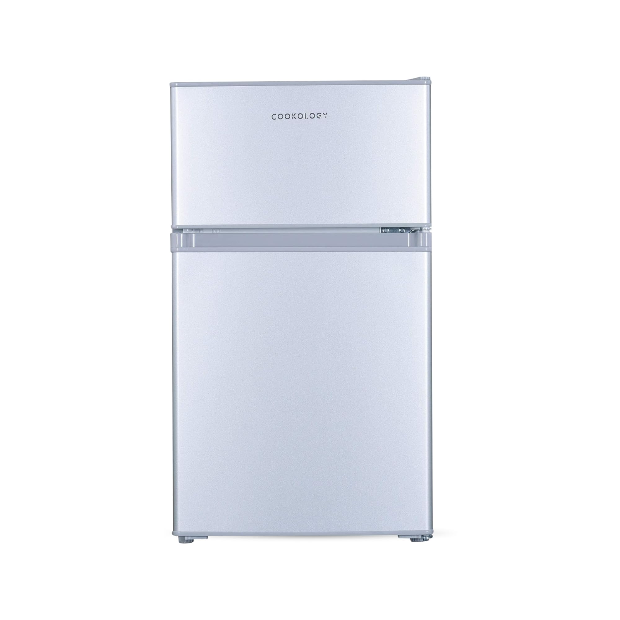 cookology ucff87sl 47cm freestanding under counter small fridge freezer in silver cookology ucff87sl 47cm freestanding under counter small fridge freezer in silver