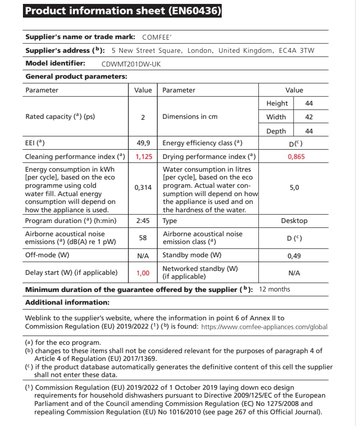 comfee' table top dishwasher, mini countertop dishwasher with 6+3 programs, steam wash comfee' table top dishwasher, mini countertop dishwasher with 6+3 programs, steam wash