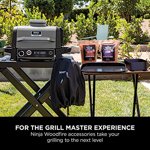 ninja woodfire electric bbq grill & smoker, 7 in 1 outdoor grill & air fryer, roast, bake, dehydrate ninja woodfire electric bbq grill & smoker, 7 in 1 outdoor grill & air fryer, roast, bake, dehydrate