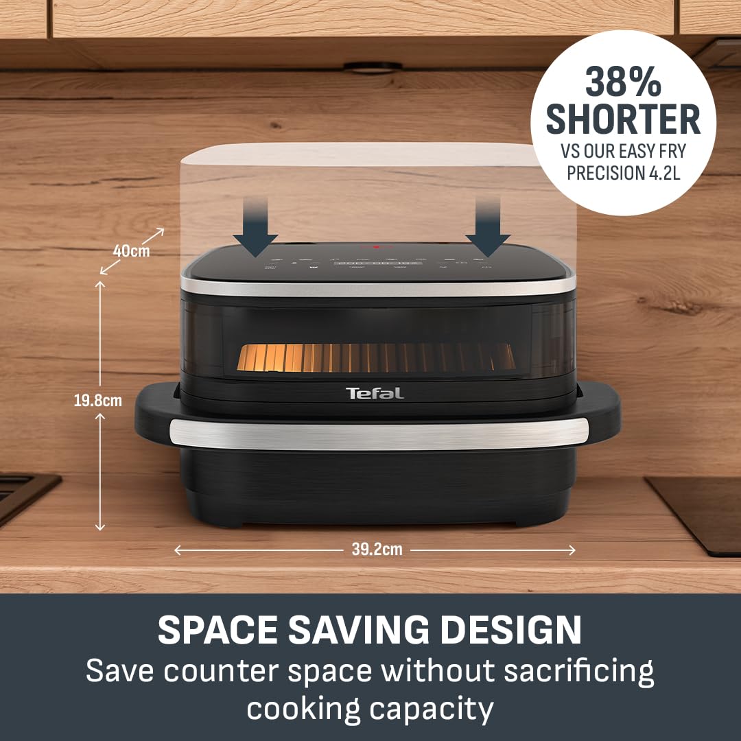 tefal easy fry pizza, xl surface, large air fryer, spacious basket, up to 1 kg of fries tefal easy fry pizza, xl surface, large air fryer, spacious basket, up to 1 kg of fries