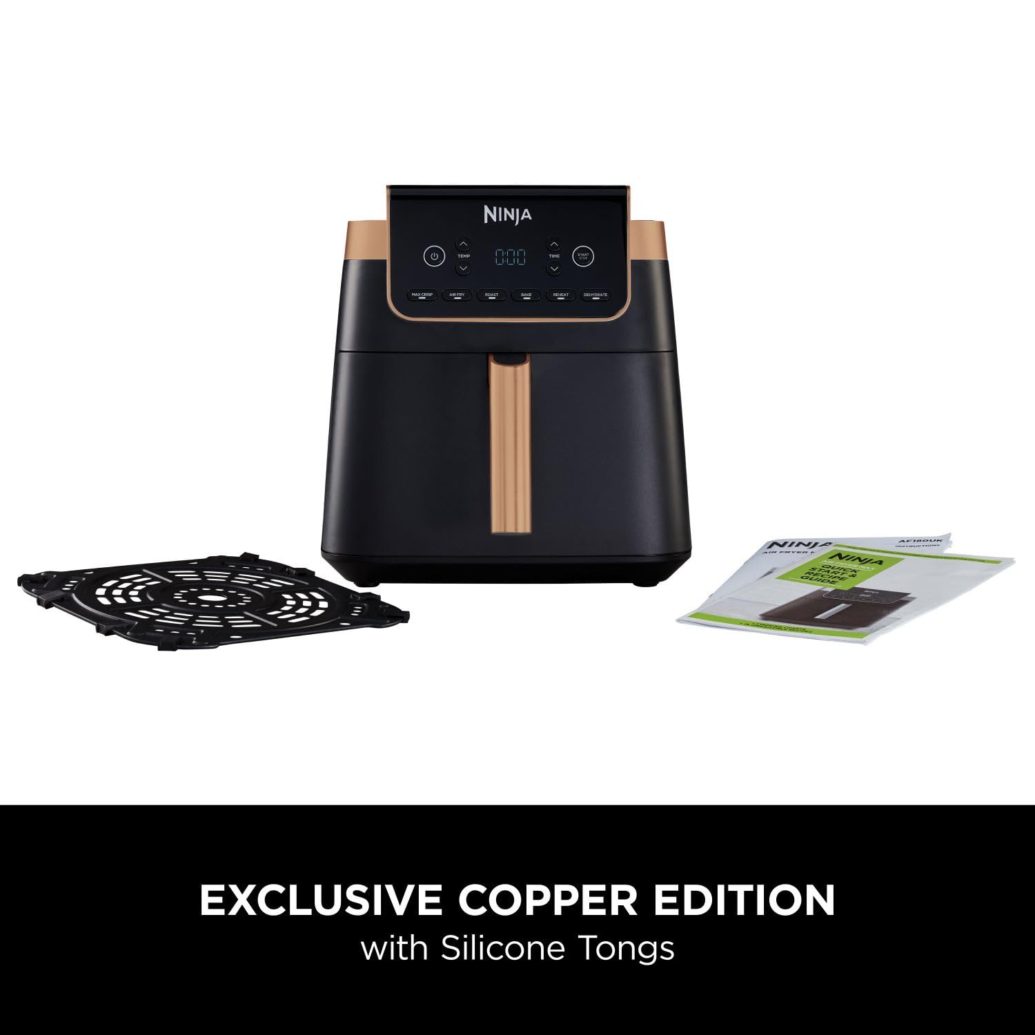 ninja air fryer max pro, 6.2l, uses no oil, large square single drawer, roast, bake, air fry ninja air fryer max pro, 6.2l, uses no oil, large square single drawer, roast, bake, air fry