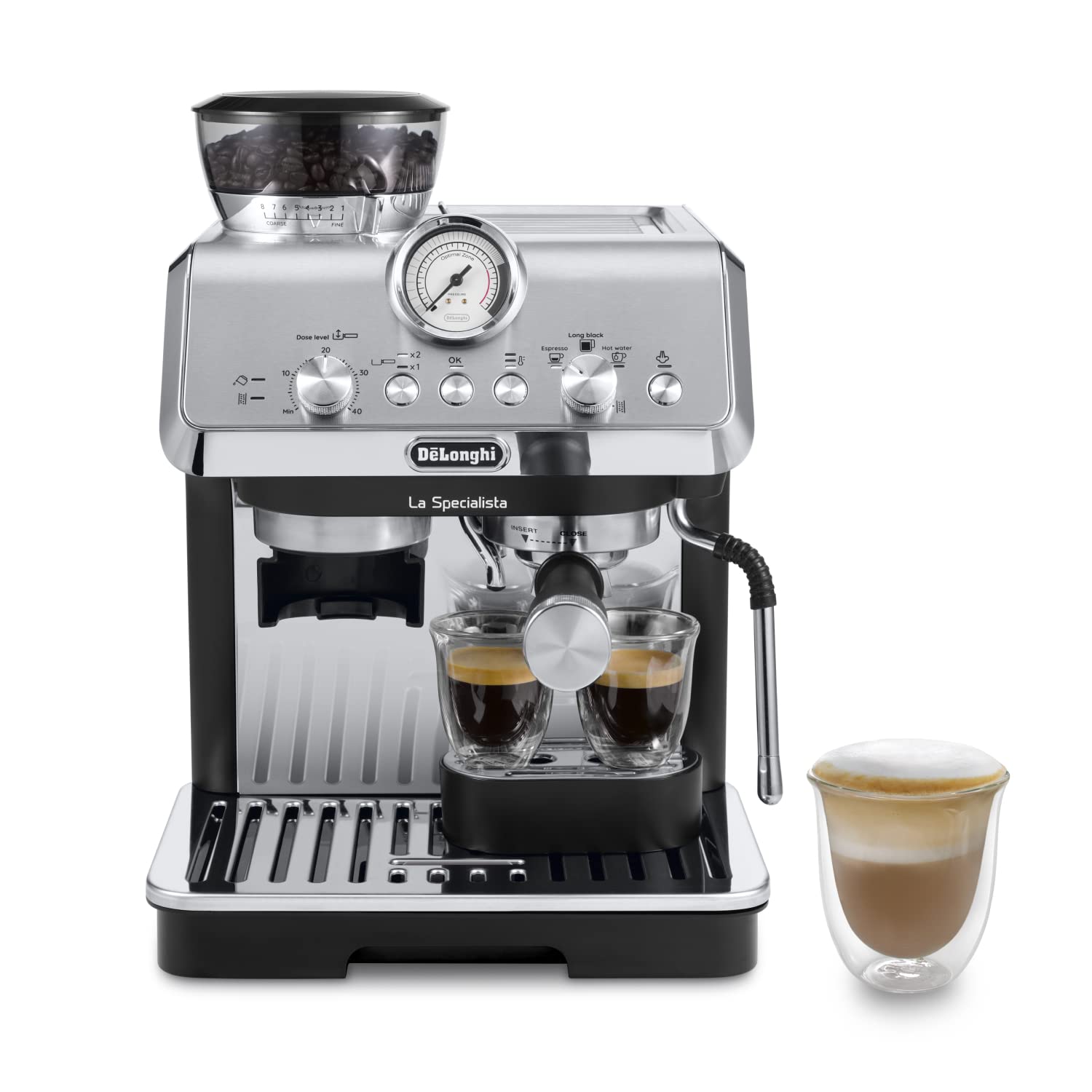 de'longhi la specialista metal barista pump espresso machine, bean to cup coffee de'longhi la specialista metal barista pump espresso machine, bean to cup coffee