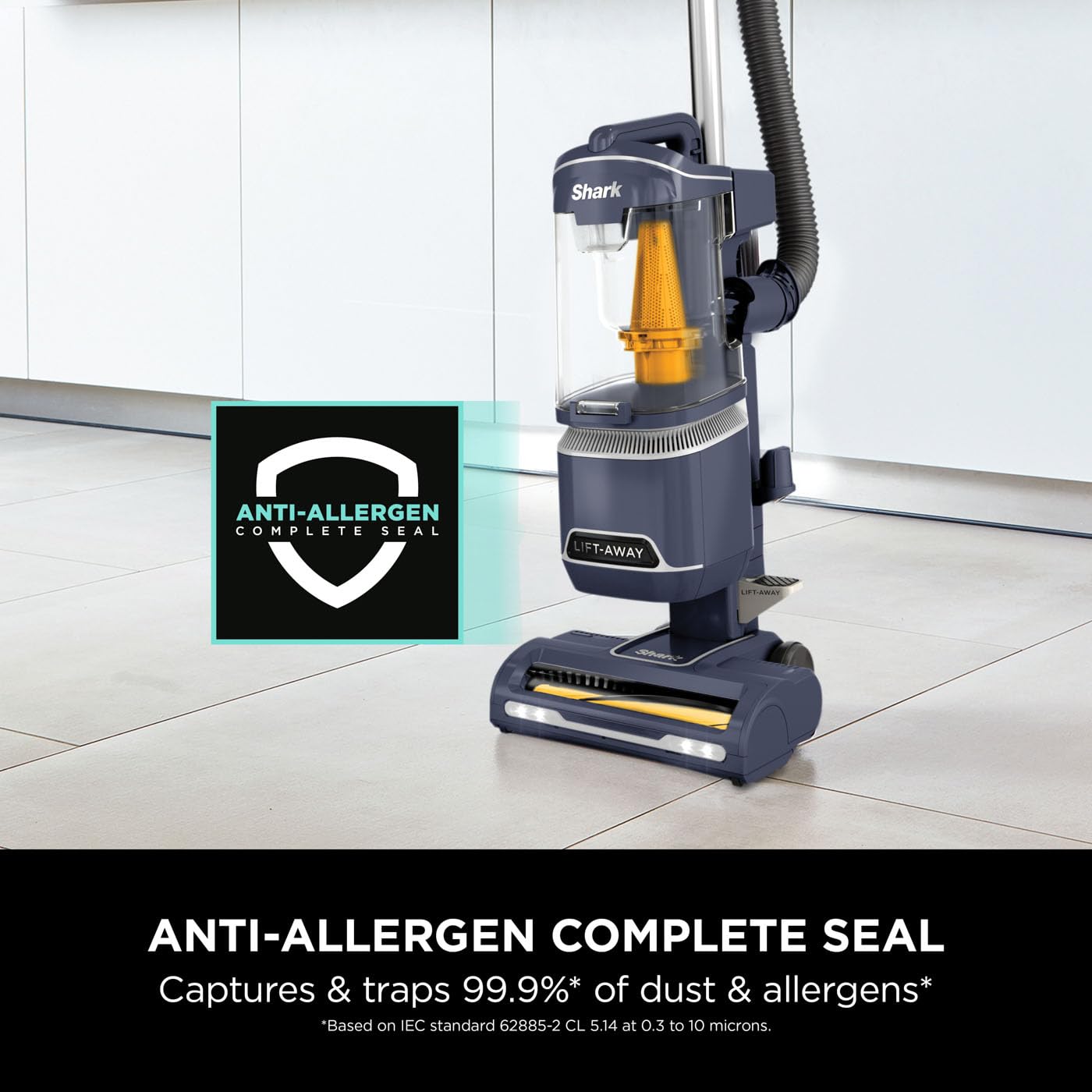 shark corded upright vacuum cleaner 1.1l with anti hair wrap technology, led headlights, lift away shark corded upright vacuum cleaner 1.1l with anti hair wrap technology, led headlights, lift away