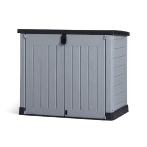 keter store it out pro outdoor garden furniture storage shed grey fade free all weather resistant