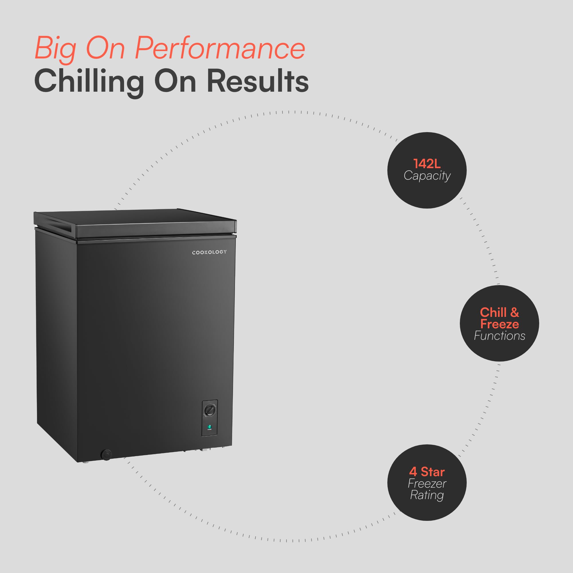 cookology ccfz142bk freestanding chest freezer in black 142 litre capacity cookology ccfz142bk freestanding chest freezer in black 142 litre capacity