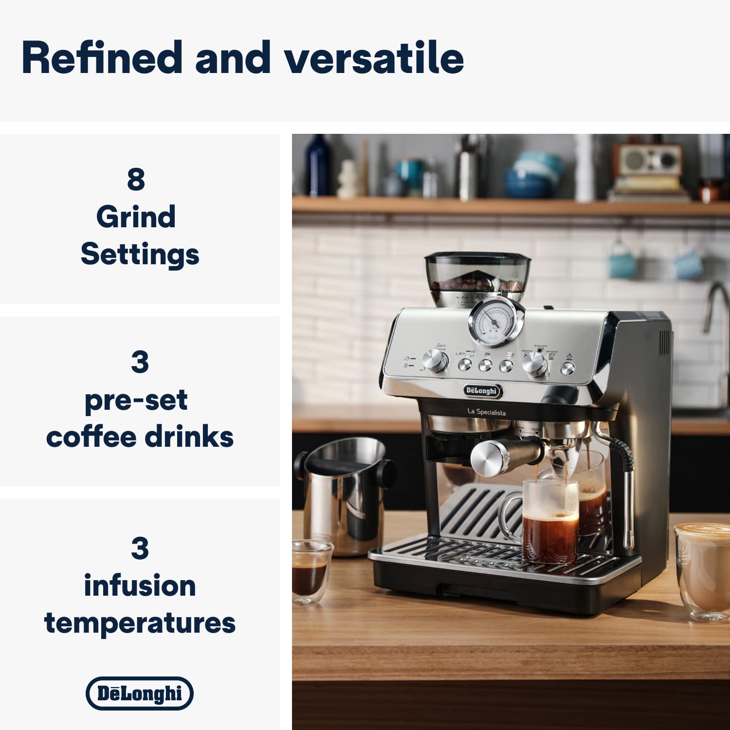 de'longhi la specialista metal barista pump espresso machine, bean to cup coffee de'longhi la specialista metal barista pump espresso machine, bean to cup coffee