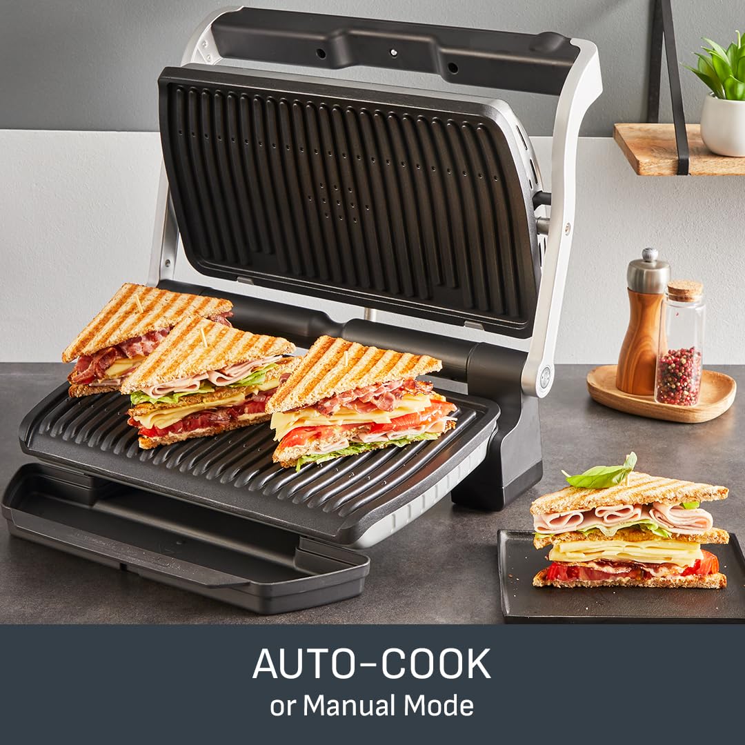 tefal gc722d40 optigrill plus x large grill with 9 automatic settings and cooking sensor tefal gc722d40 optigrill plus x large grill with 9 automatic settings and cooking sensor