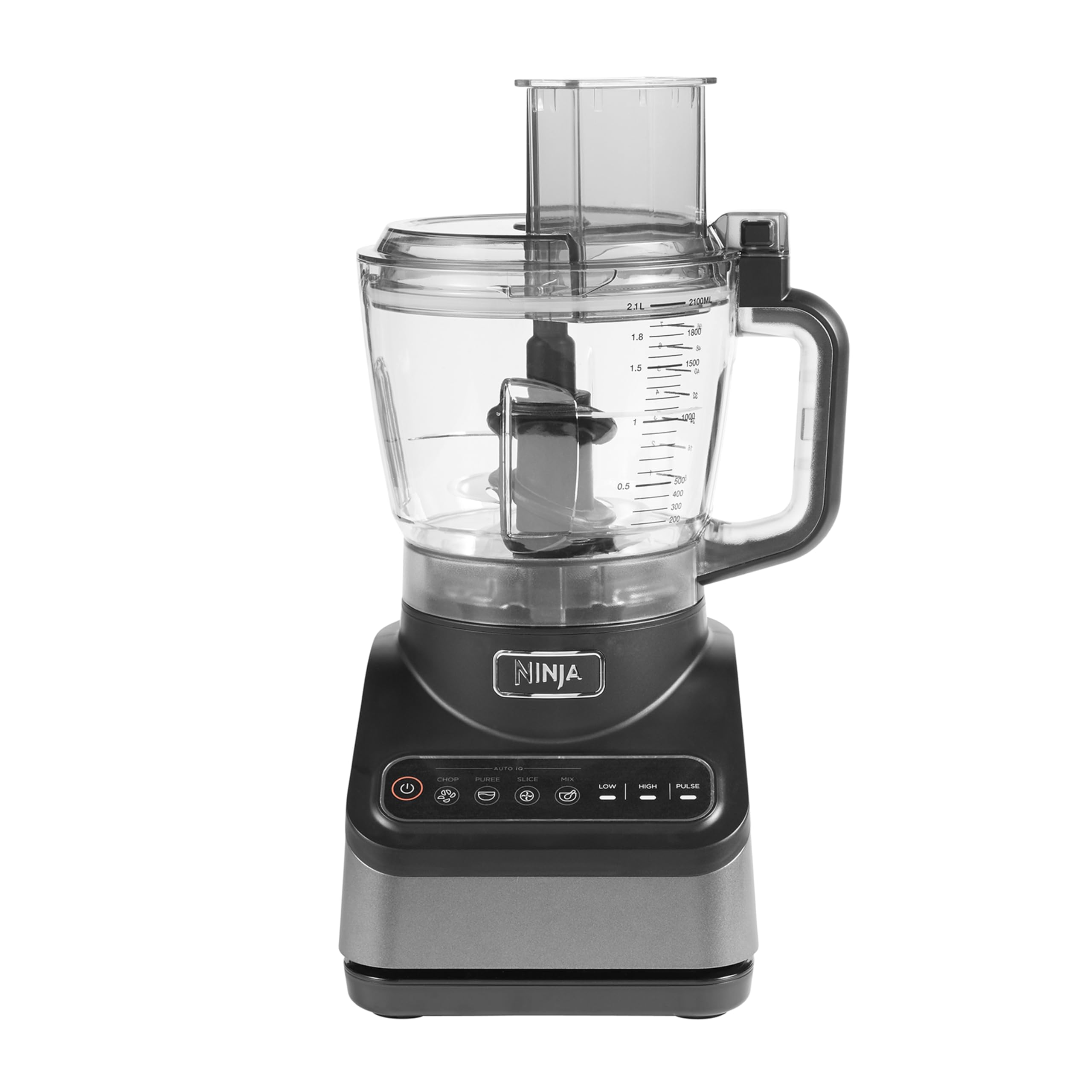 ninja food processor with 4 automatic programs; chop, puree, slice, mix, and 3 manual speeds, 2.1l bowl ninja food processor with 4 automatic programs; chop, puree, slice, mix, and 3 manual speeds, 2.1l bowl