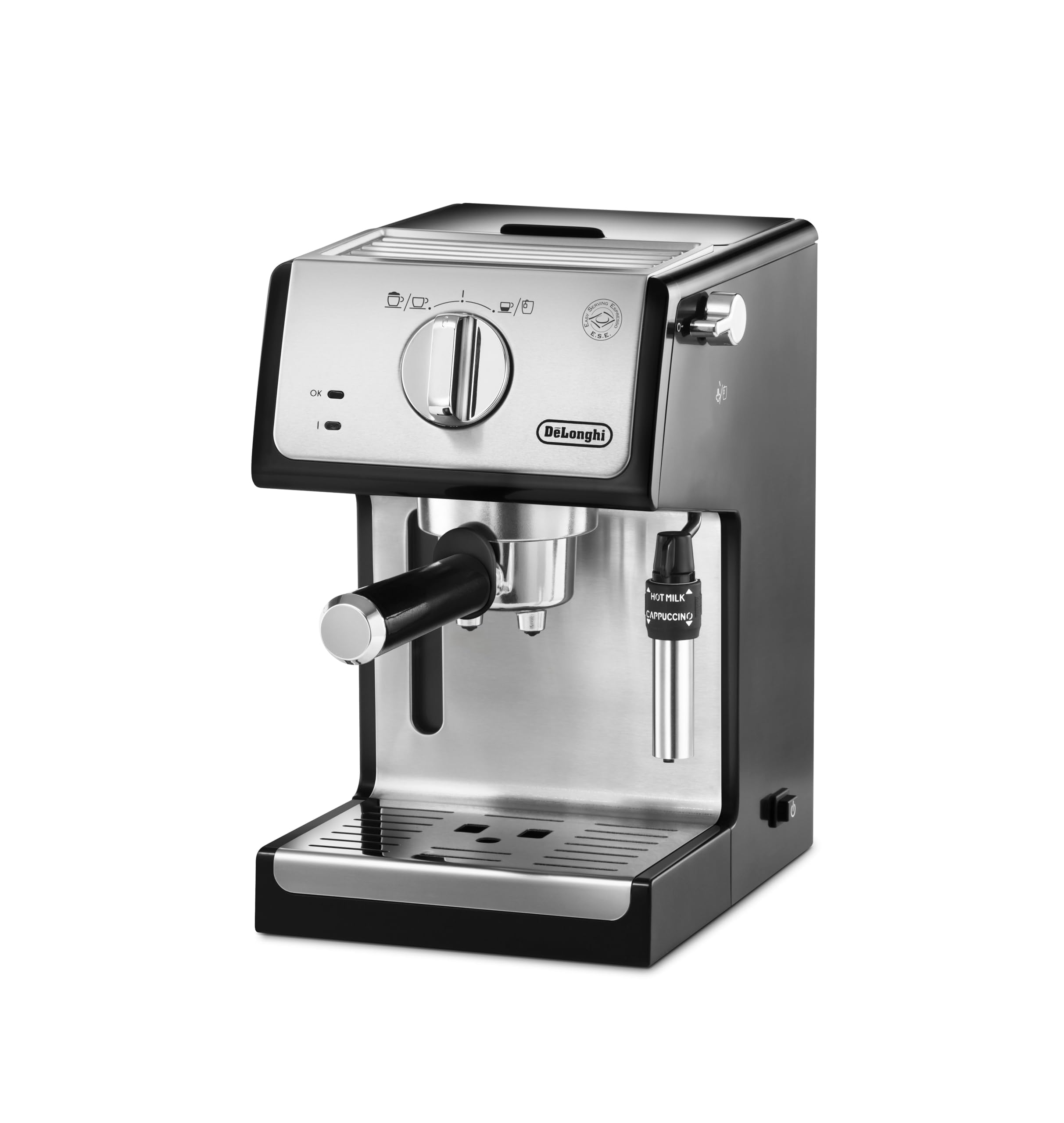 de'longhi ecp35.31traditional barista pump espresso machine, coffee and cappuccino maker, black de'longhi ecp35.31traditional barista pump espresso machine, coffee and cappuccino maker, black