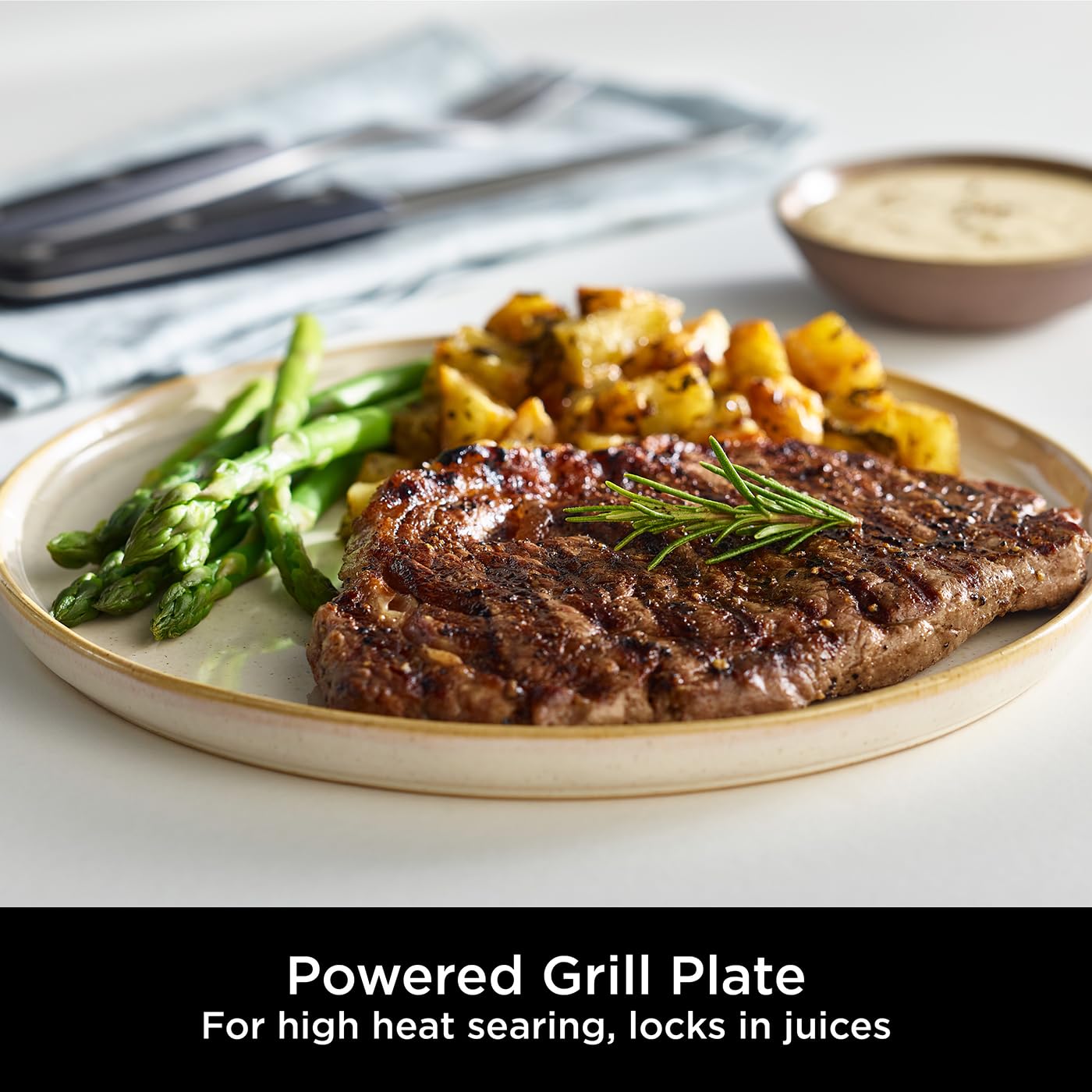 ninja foodi max pro health grill, flat plate & air fryer 3.8l with digital cooking probe, 7 in 1, air fry ninja foodi max pro health grill, flat plate & air fryer 3.8l with digital cooking probe, 7 in 1, air fry