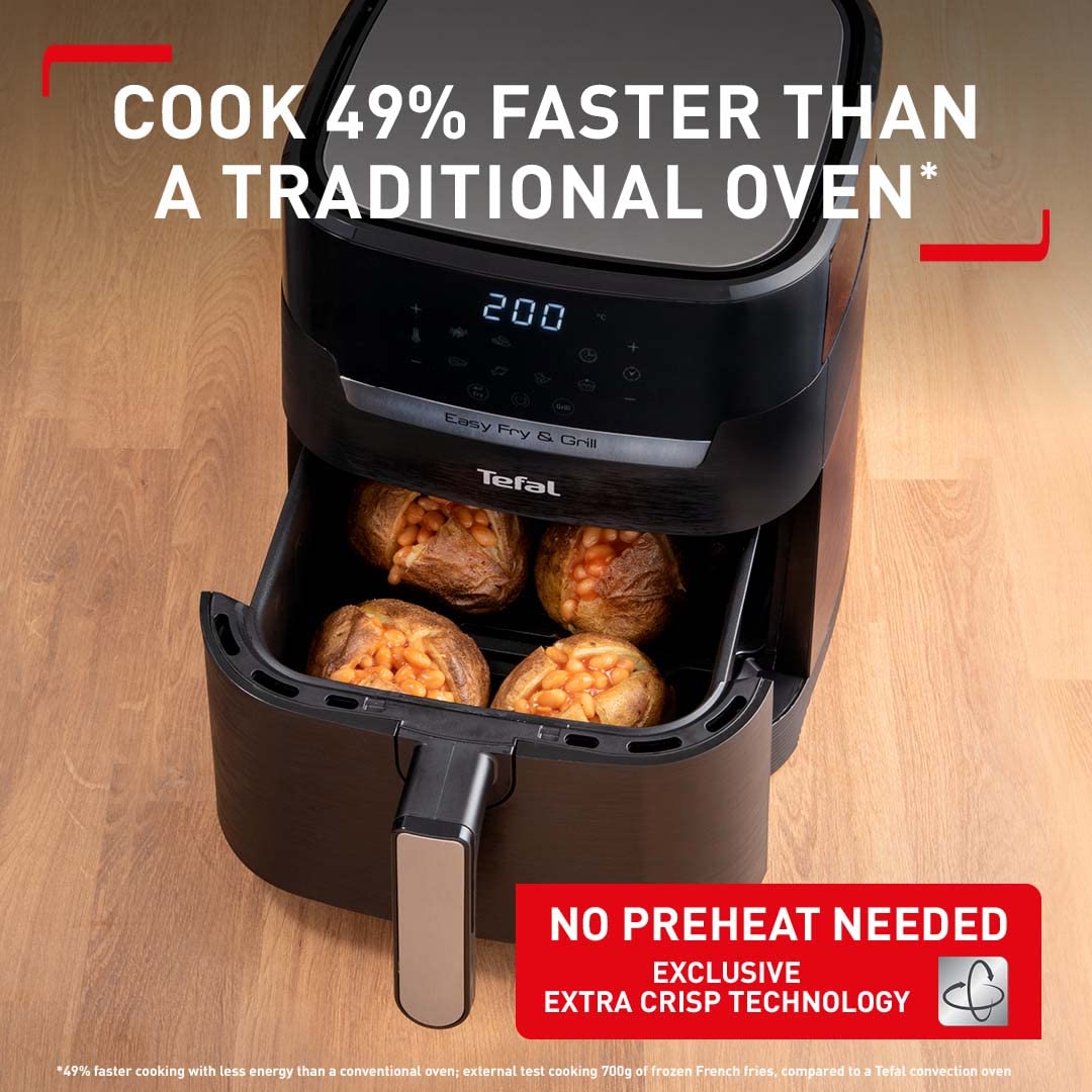 tefal easy fry precision 2 in 1 digital air fryer and grill 4.2 litre capacity 8 programs tefal easy fry precision 2 in 1 digital air fryer and grill 4.2 litre capacity 8 programs