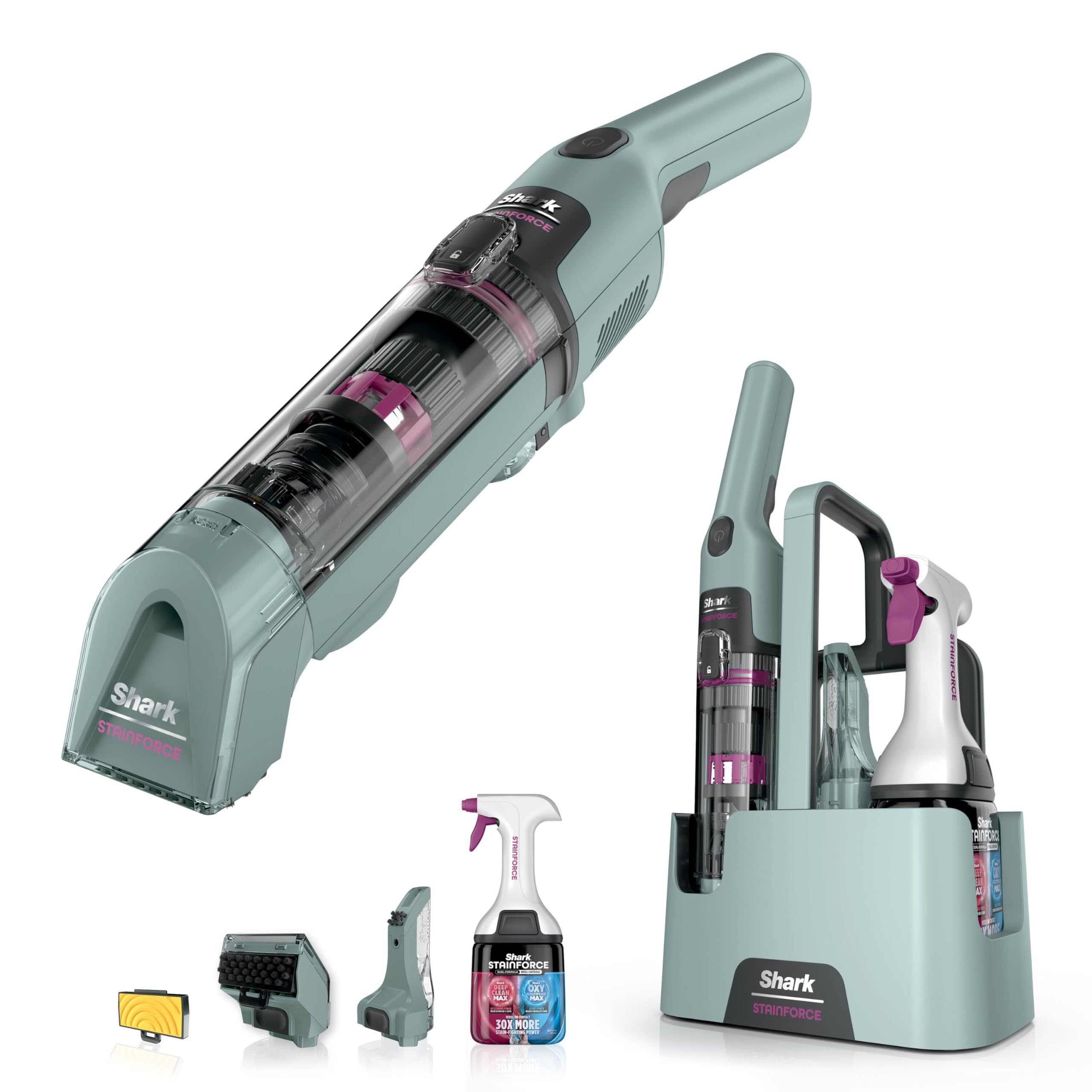 shark stainforce cordless spot cleaner lightweight & portable spot, stain, & odour eliminator for carpets shark stainforce cordless spot cleaner lightweight & portable spot, stain, & odour eliminator for carpets