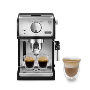 de'longhi ecp35.31traditional barista pump espresso machine, coffee and cappuccino maker, black