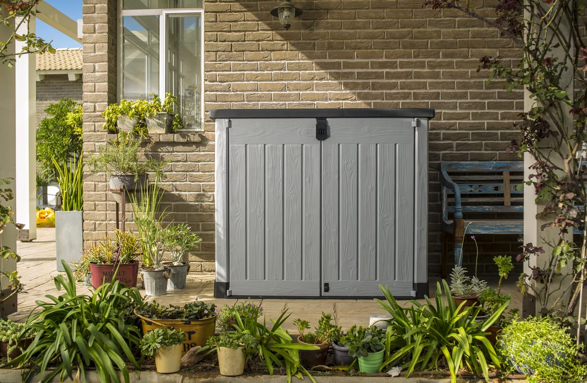 keter store it out pro outdoor garden furniture storage shed grey fade free all weather resistant keter store it out pro outdoor garden furniture storage shed grey fade free all weather resistant