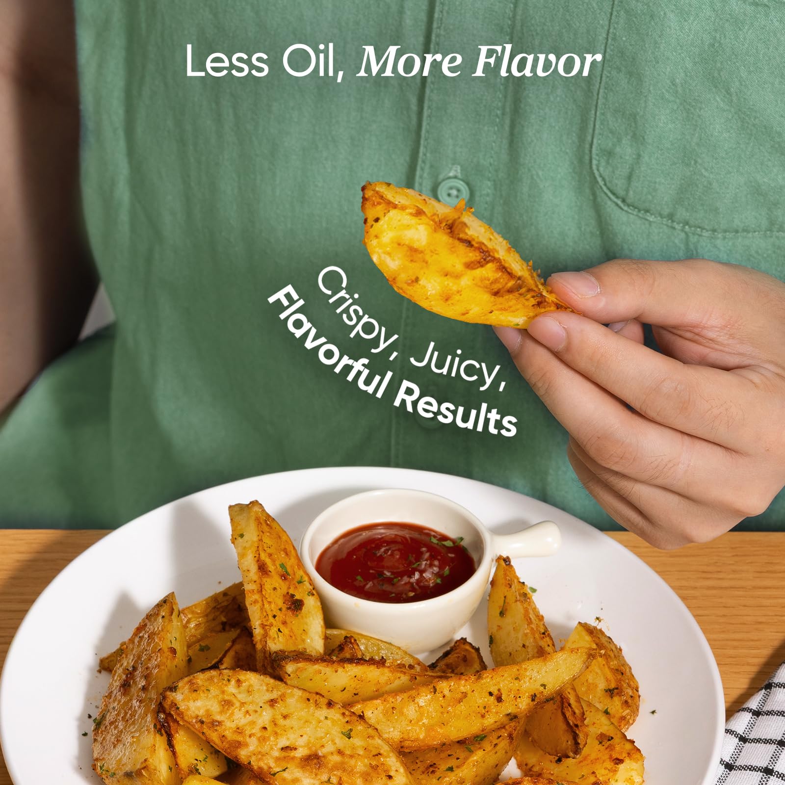 cosori dual air fryer, 8.5l family size, 8 in 1, air fry, roast, bake, reheat, dehydrate, grill cosori dual air fryer, 8.5l family size, 8 in 1, air fry, roast, bake, reheat, dehydrate, grill