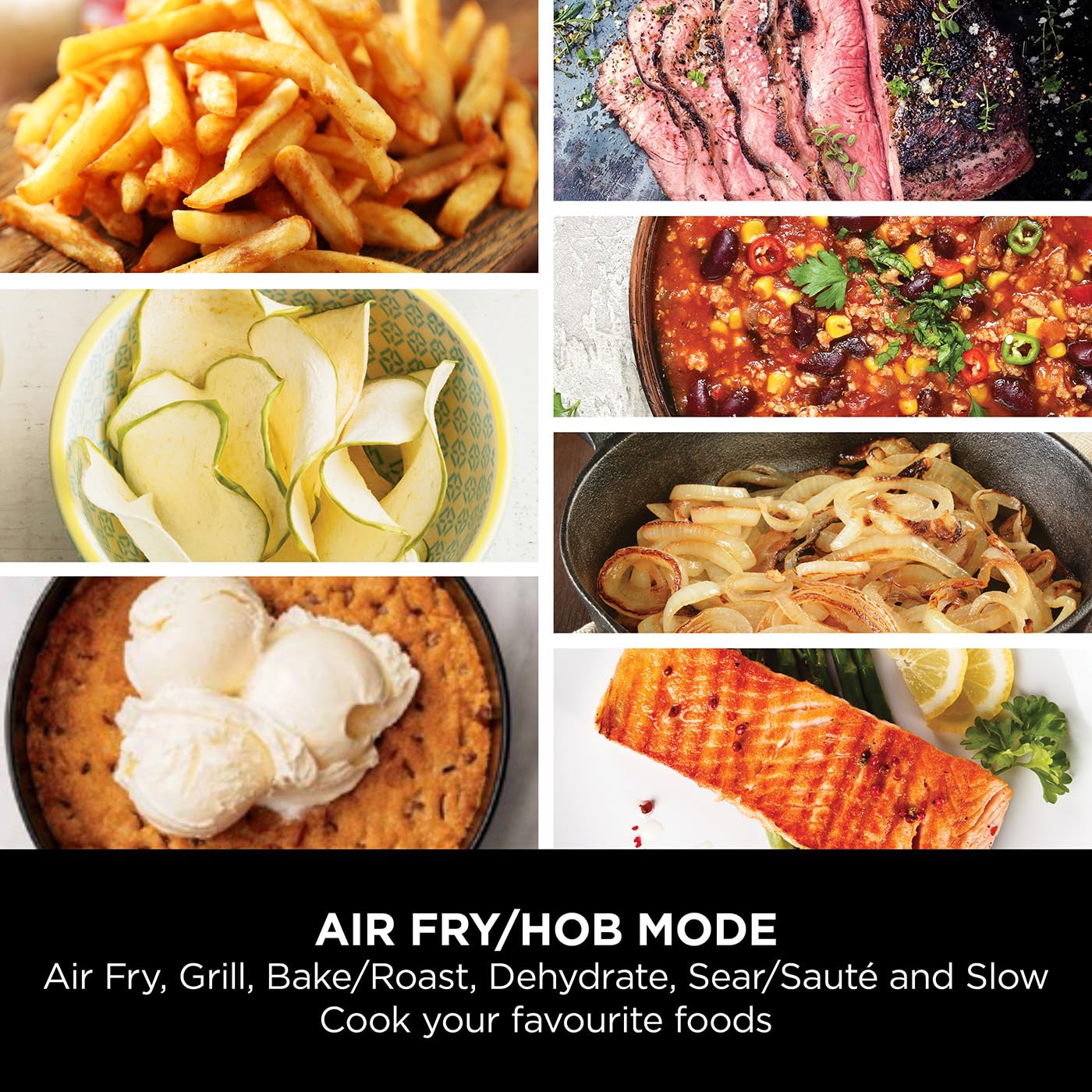 ninja speedi 10 in 1 rapid cooker, air fryer and multi cooker, 5.7l, meals for 4 in 15 minutes, air fry, steam ninja speedi 10 in 1 rapid cooker, air fryer and multi cooker, 5.7l, meals for 4 in 15 minutes, air fry, steam