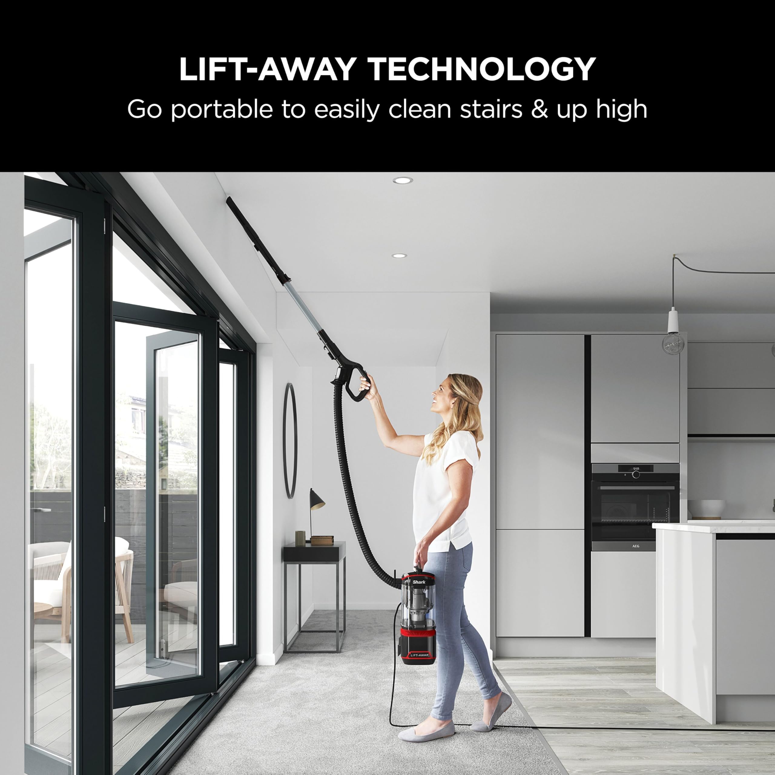 shark corded upright vacuum cleaner 1.1l with lift away technology, pet model, led headlights shark corded upright vacuum cleaner 1.1l with lift away technology, pet model, led headlights