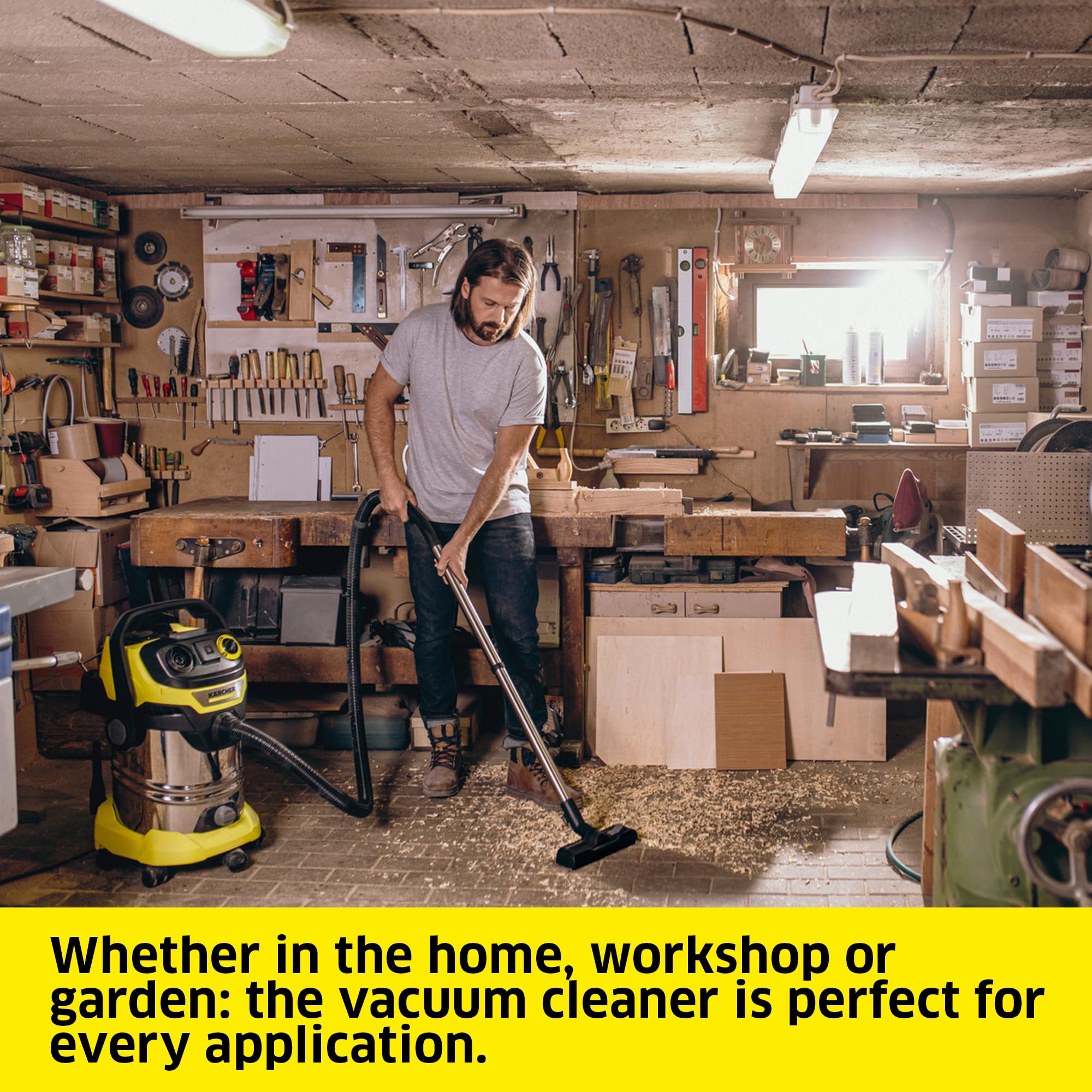 kärcher wet and dry vacuum cleaner wd 6 p premium, blower function, 1,300 w, stainless steel container kärcher wet and dry vacuum cleaner wd 6 p premium, blower function, 1,300 w, stainless steel container