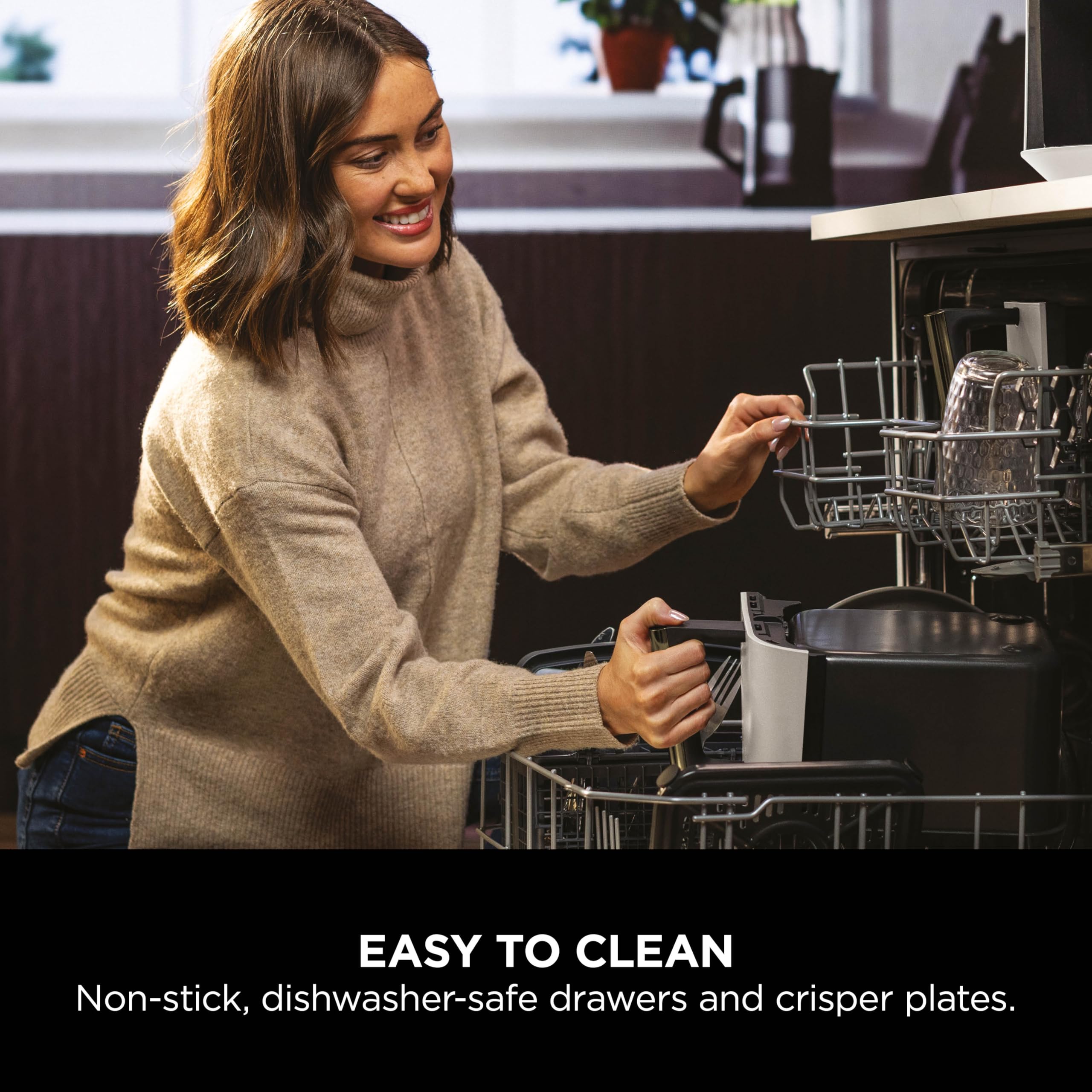 ninja max dual zone digital air fryer, 2 drawers, 9.5l, 6 in 1, uses no oil, air fry, max crisp ninja max dual zone digital air fryer, 2 drawers, 9.5l, 6 in 1, uses no oil, air fry, max crisp