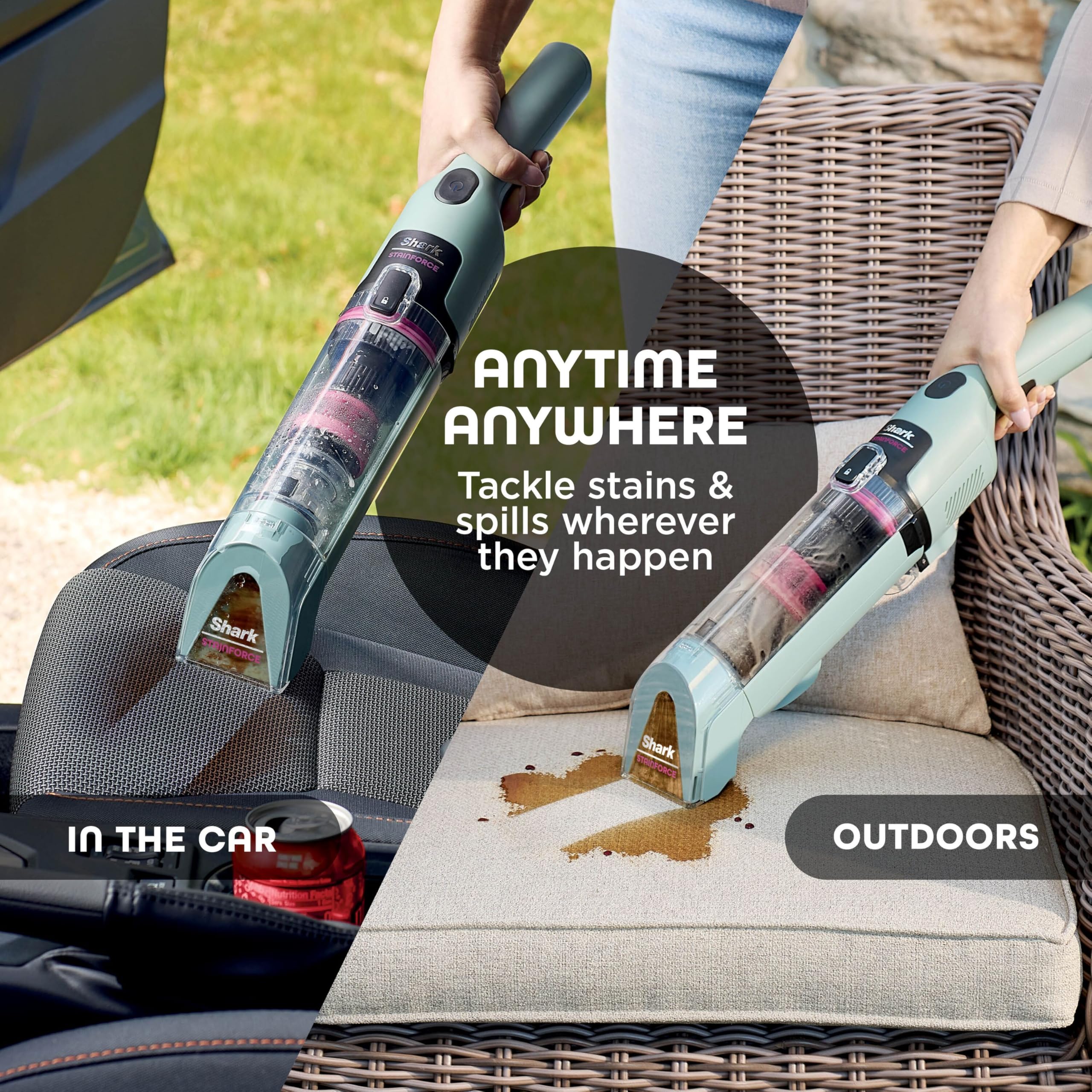 shark stainforce cordless spot cleaner lightweight & portable spot, stain, & odour eliminator for carpets shark stainforce cordless spot cleaner lightweight & portable spot, stain, & odour eliminator for carpets